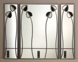 Three Mirror Set Mackintosh Two Buds in Black and Frost