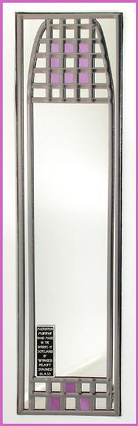 Single Mirror Mackintosh Chair in Mauve