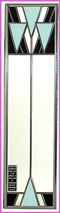 Single Mirror Mackintosh Triangles in Opal and Black