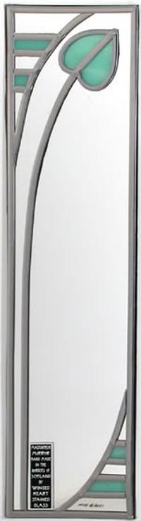 Single Mirror Single Bud in Pale Green