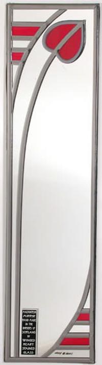 Single Mirror Single Bud in Red Gold